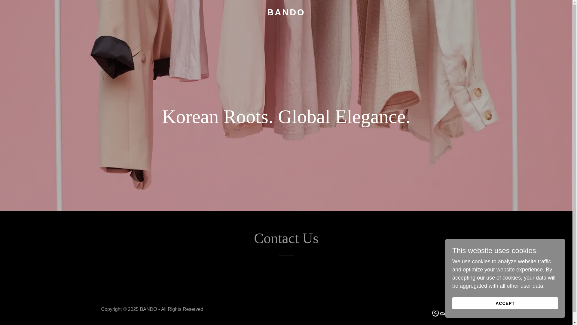 website screenshot of https://bandokr.com/