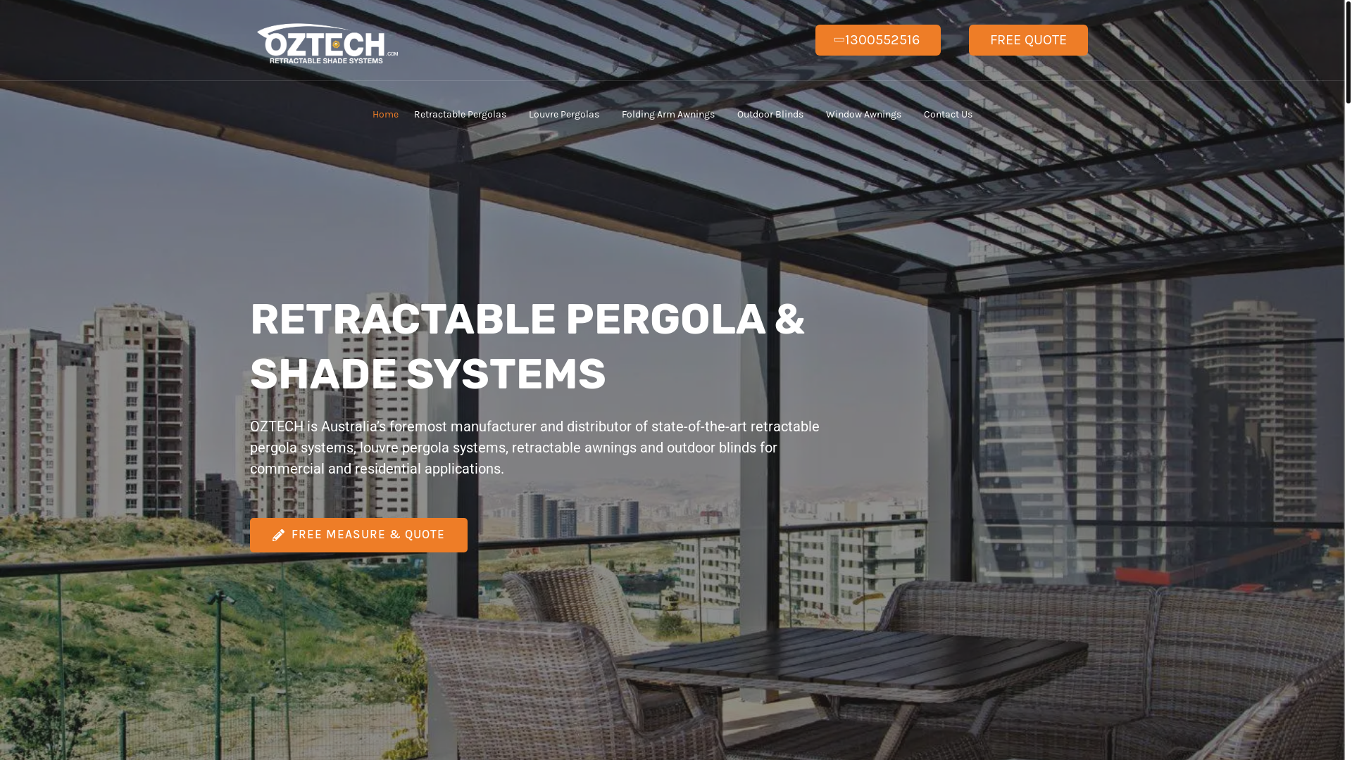 website screenshot of https://oztech.com/