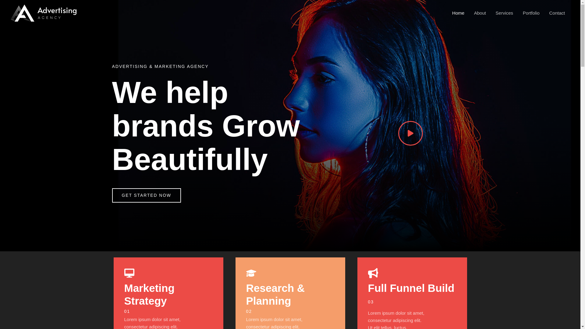 website screenshot of https://hyramedia.com/