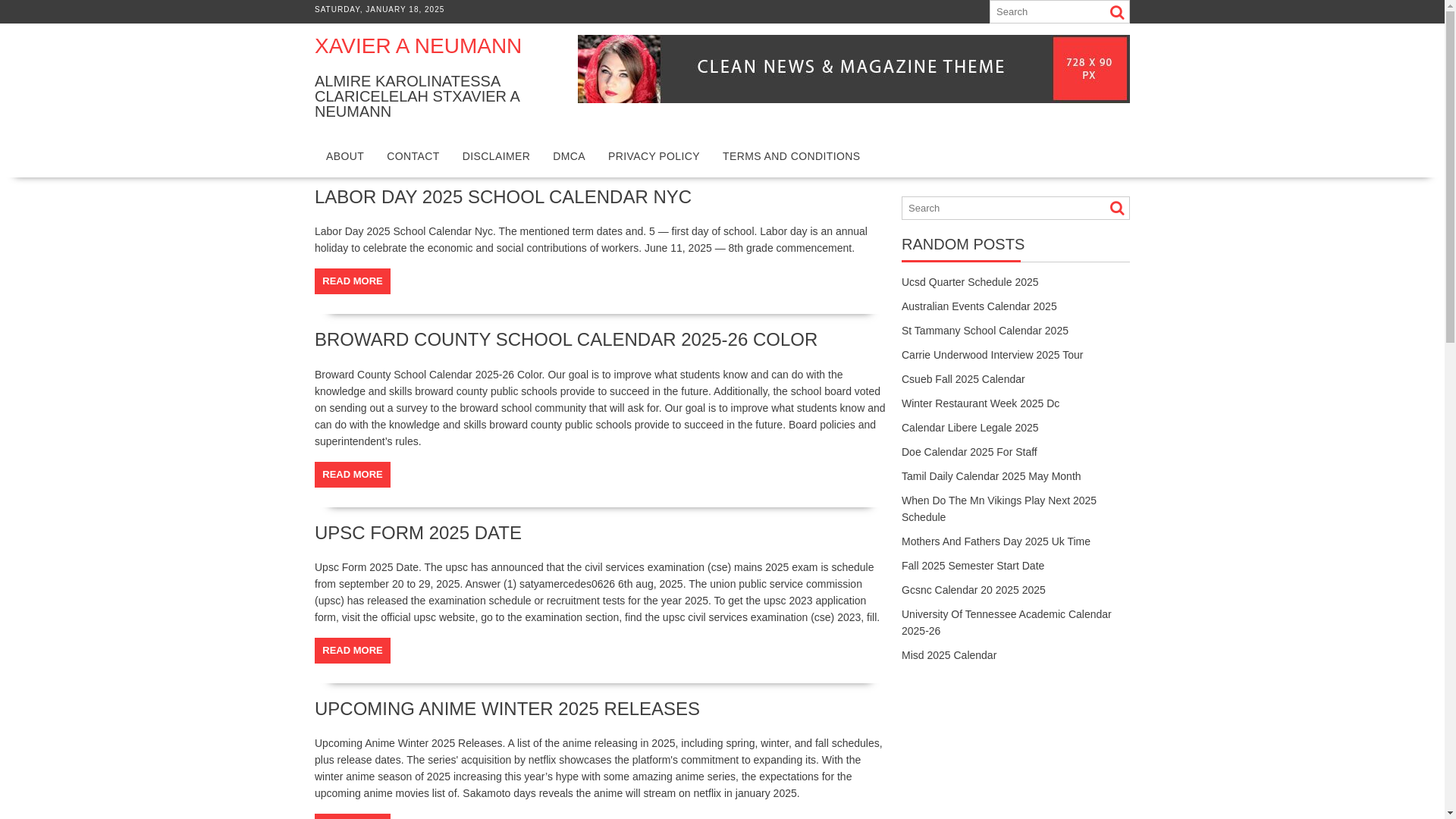 website screenshot of https://xavieraneumann.pages.dev/