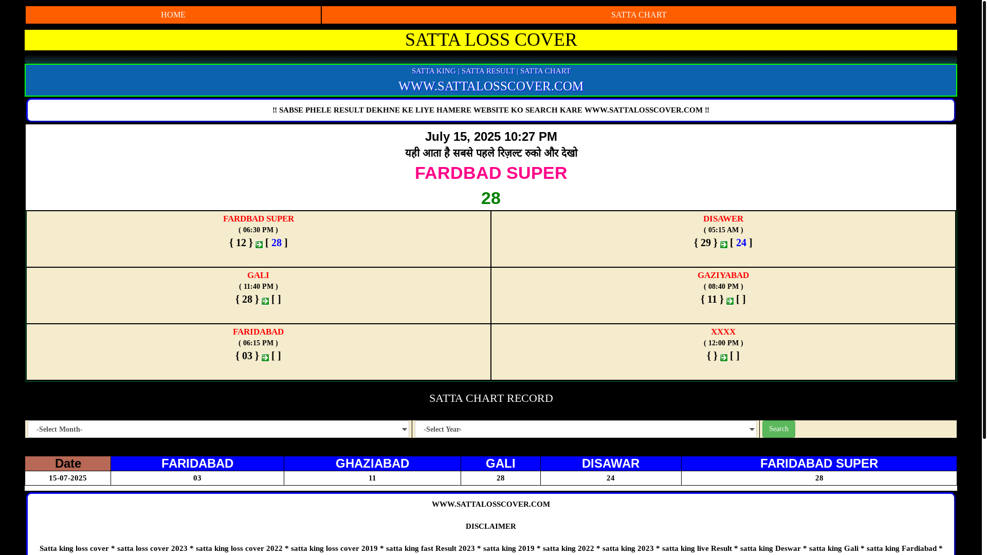 website screenshot of https://sattalosscover.in/