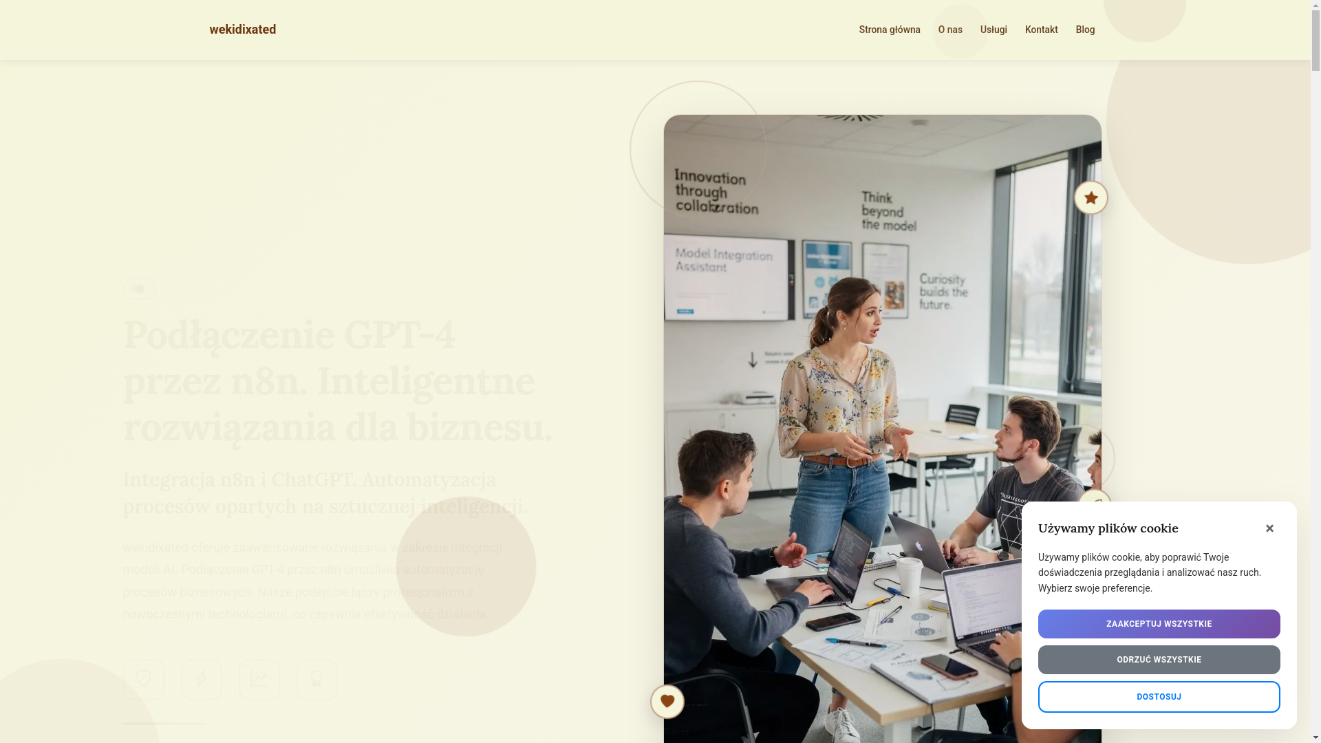 website screenshot of https://wekidixated.com/