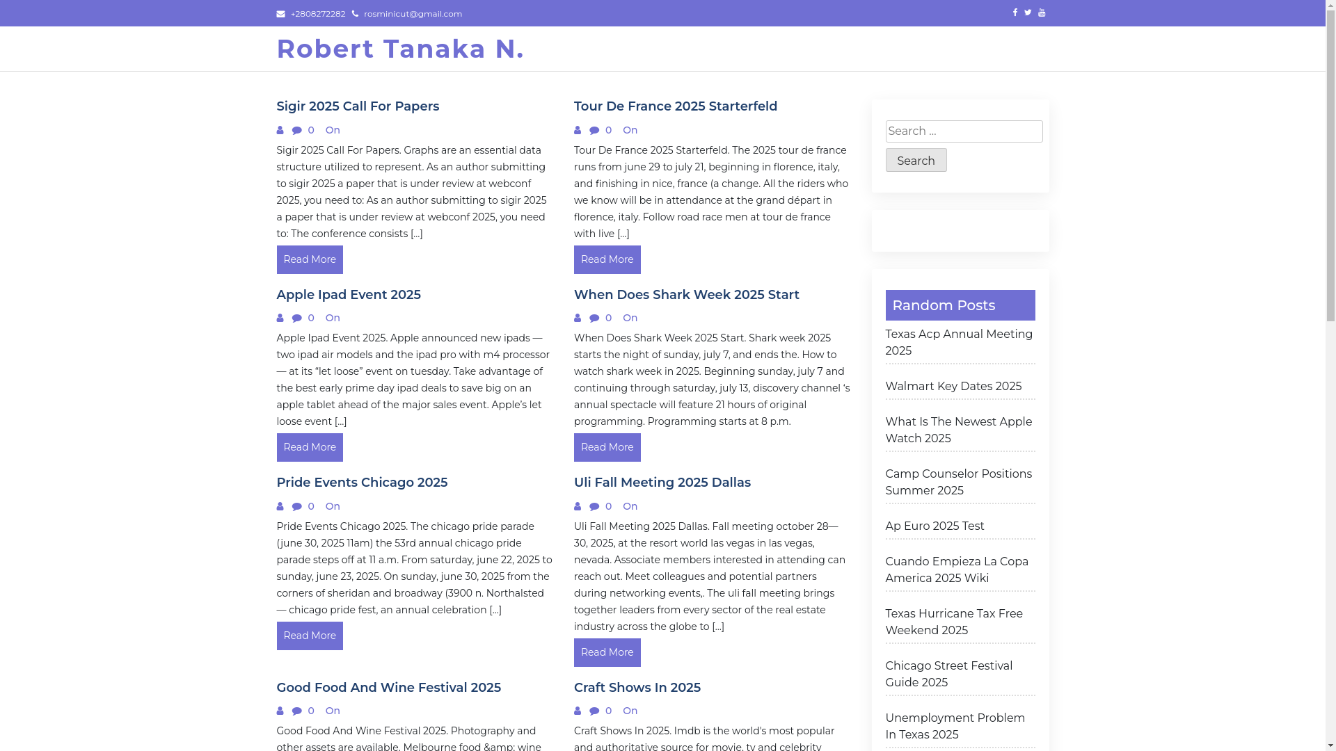 website screenshot of https://roberttanakan.pages.dev/