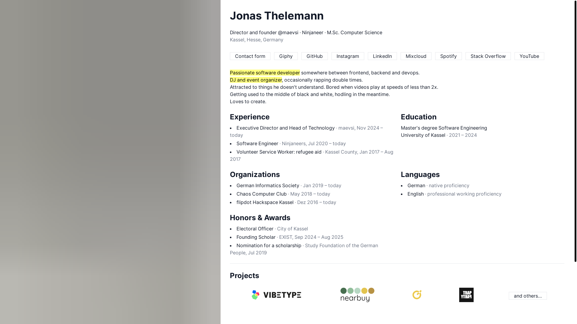website screenshot of https://jonas-thelemann.pages.dev/