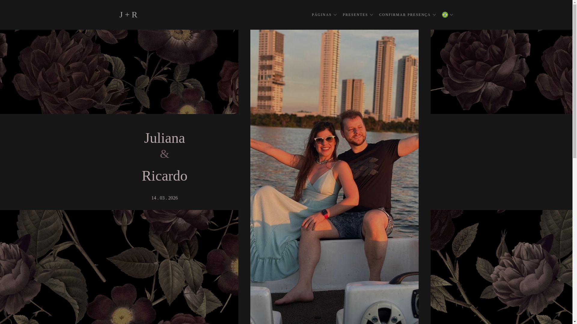 website screenshot of https://julianaericardo2026.com.br/