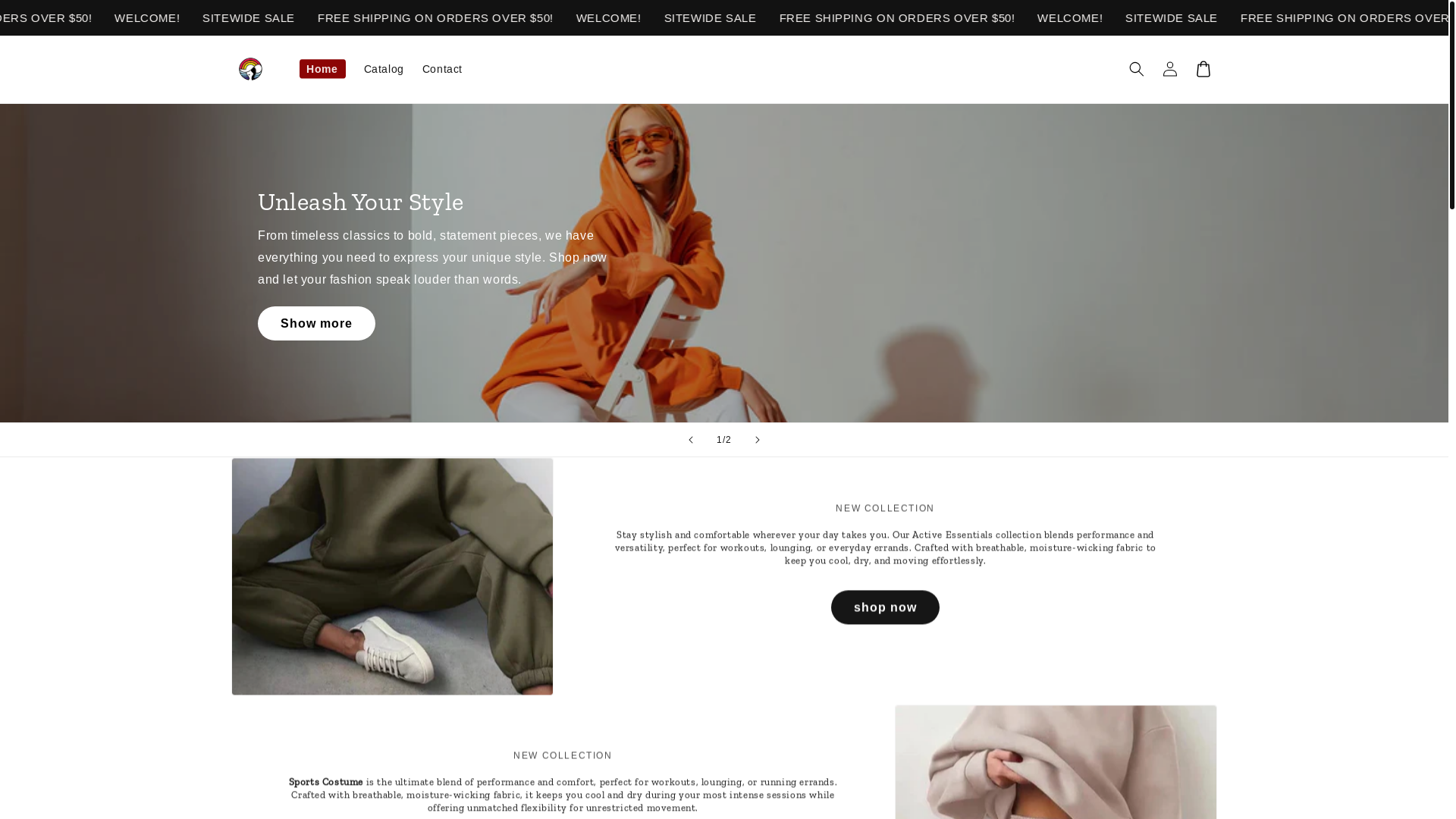 website screenshot of https://polararticnest.store/