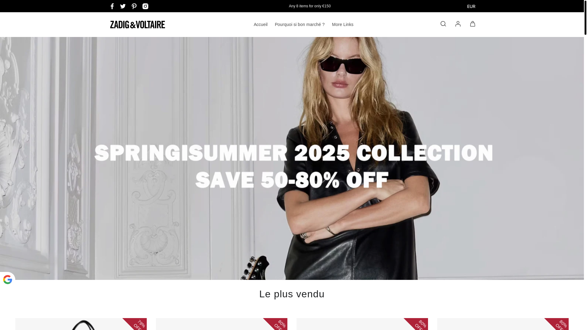 website screenshot of https://zadig-v-ciearance.top/