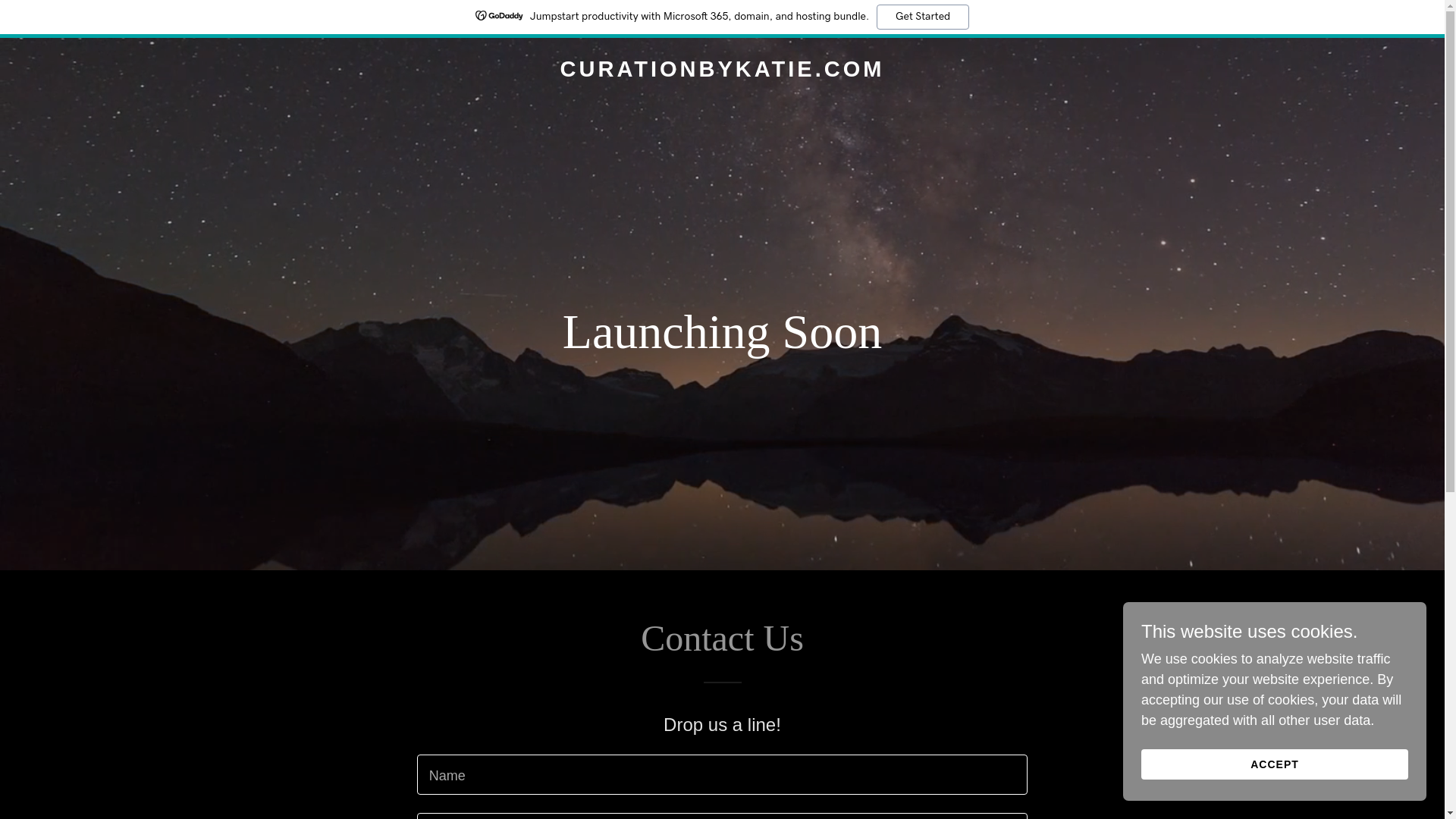 website screenshot of https://curationbykatie.com/