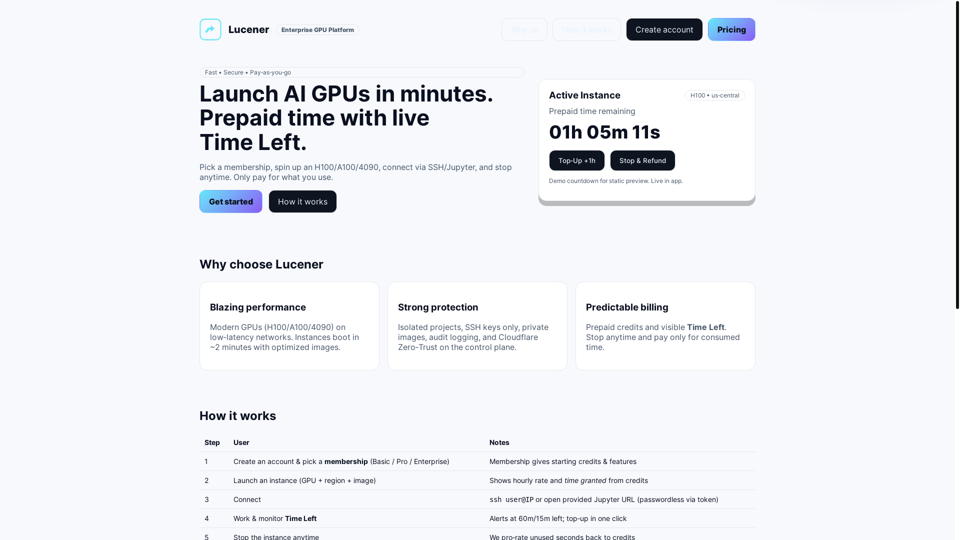 website screenshot of https://lucenerv3.pages.dev/