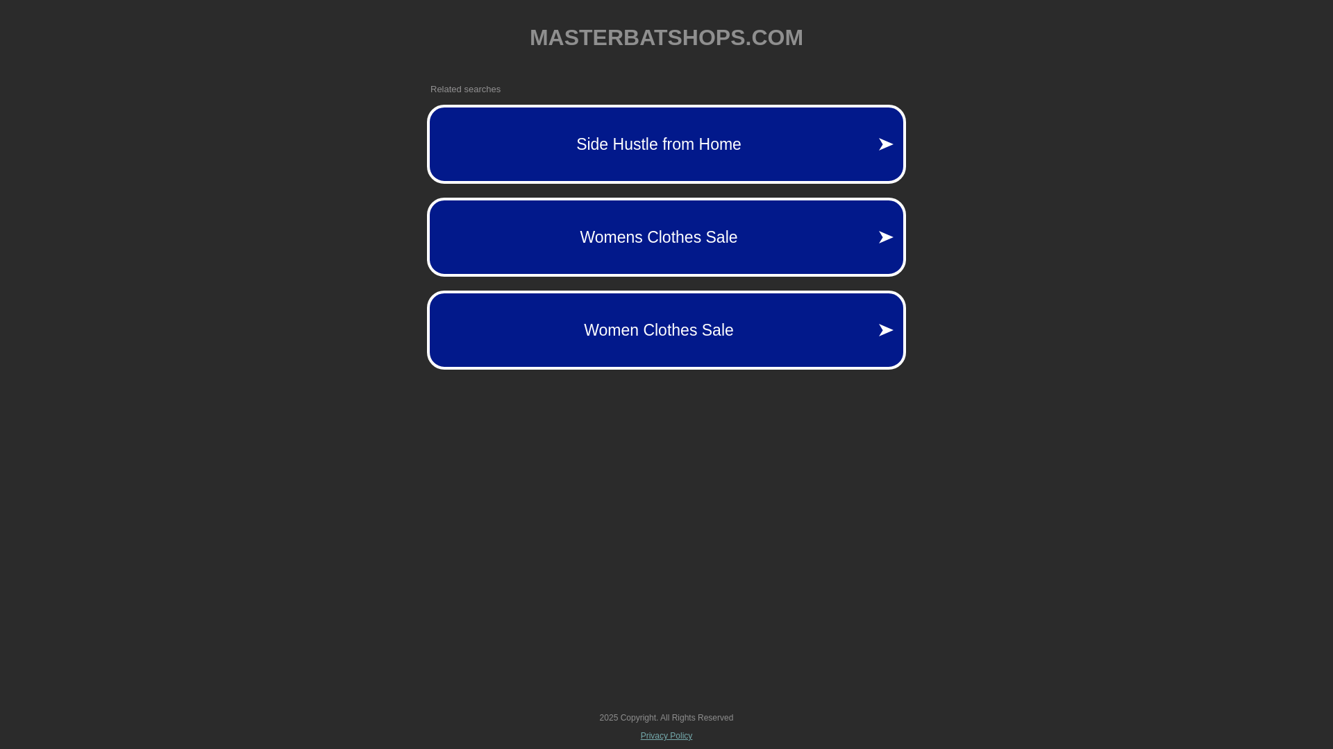 website screenshot of https://masterbatshops.com/