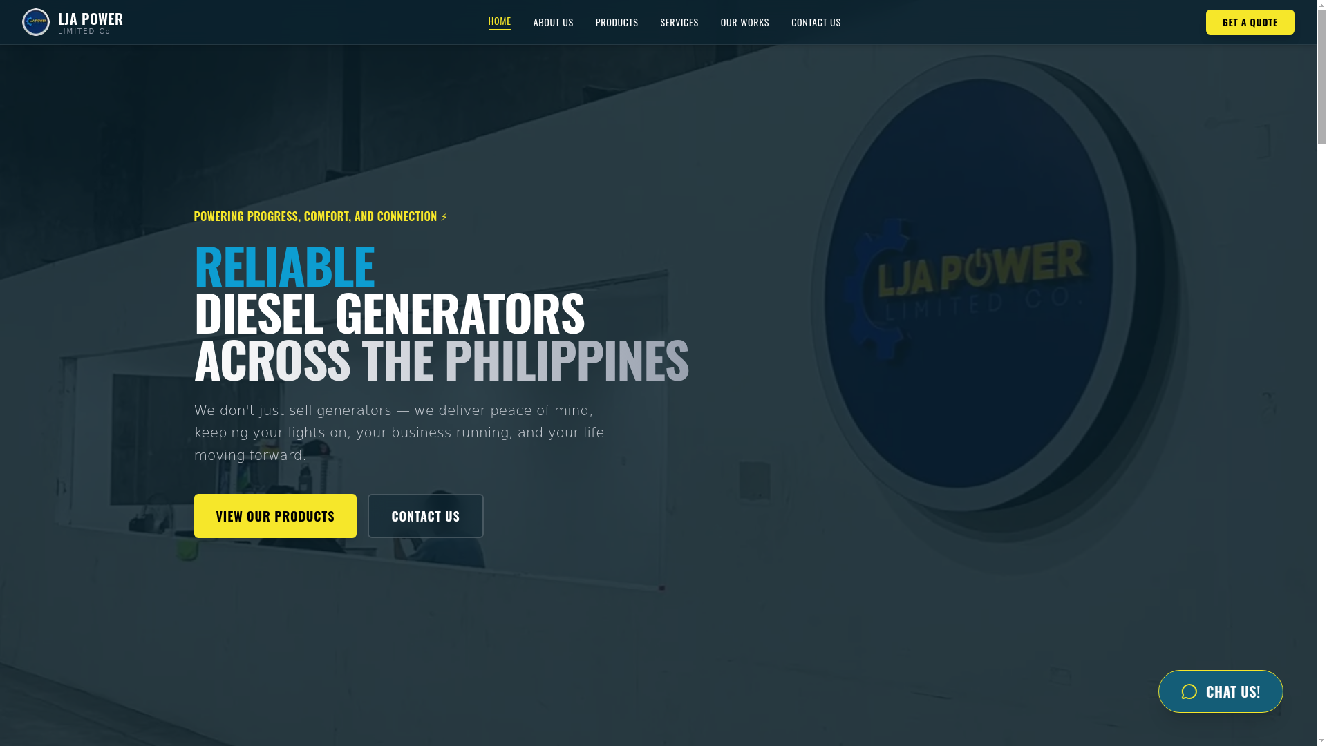 website screenshot of https://ljapowerlimitedco.com/