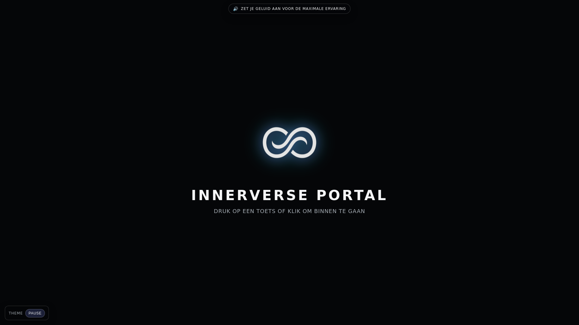 website screenshot of https://innerverseportal.nl/