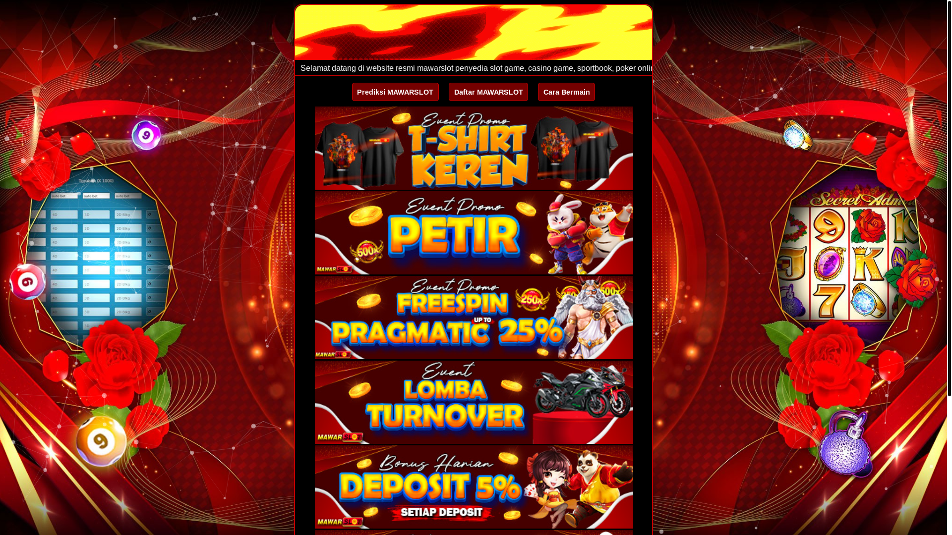 website screenshot of https://promomawarslot3.site/