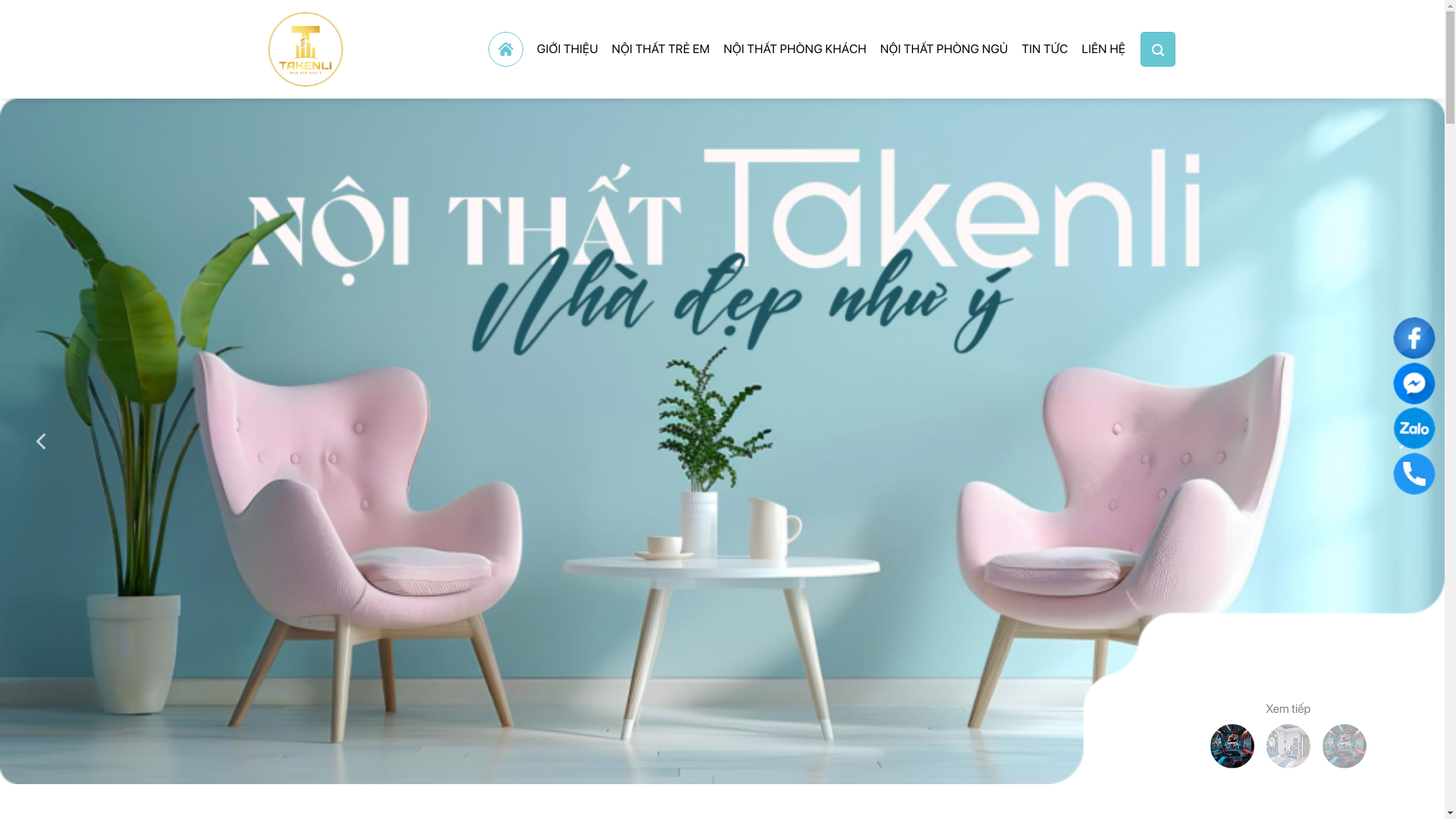 website screenshot of https://takenli.vn/