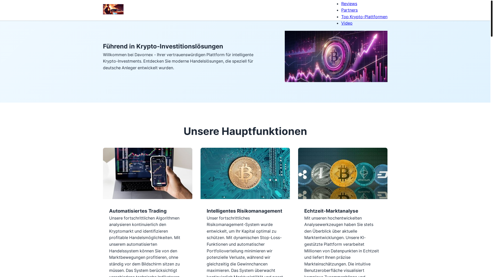 website screenshot of https://davornexapp-platform.wiki/