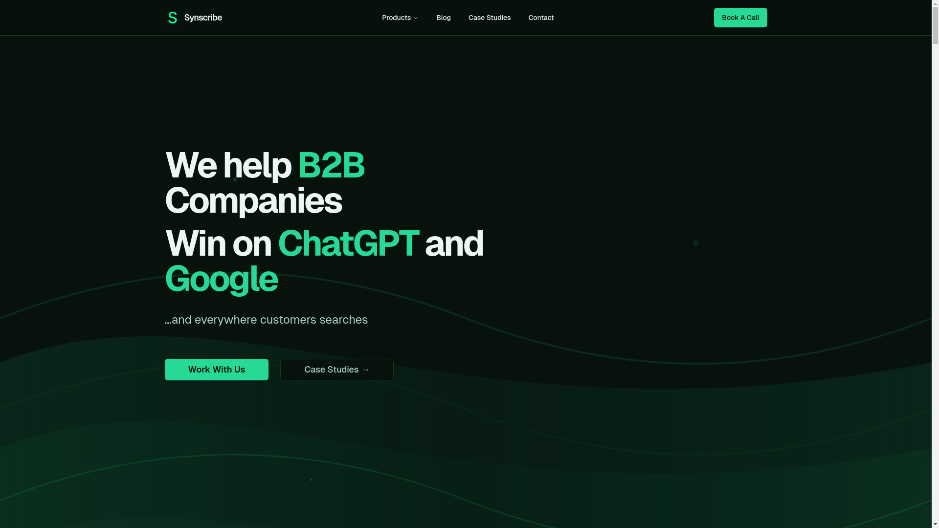 website screenshot of https://hisynscribe.com/