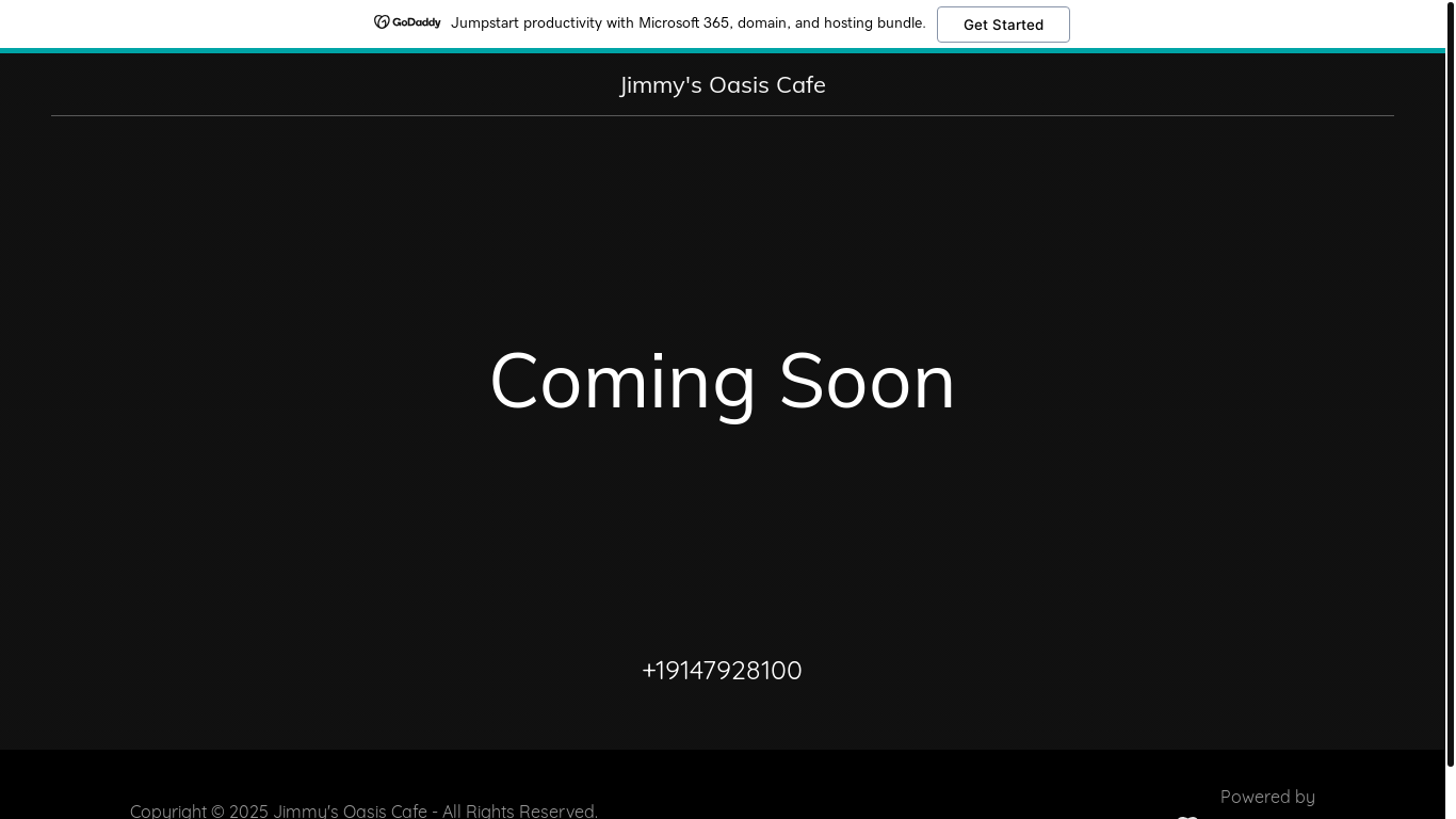 website screenshot of https://jimmysoasiscafe.com/