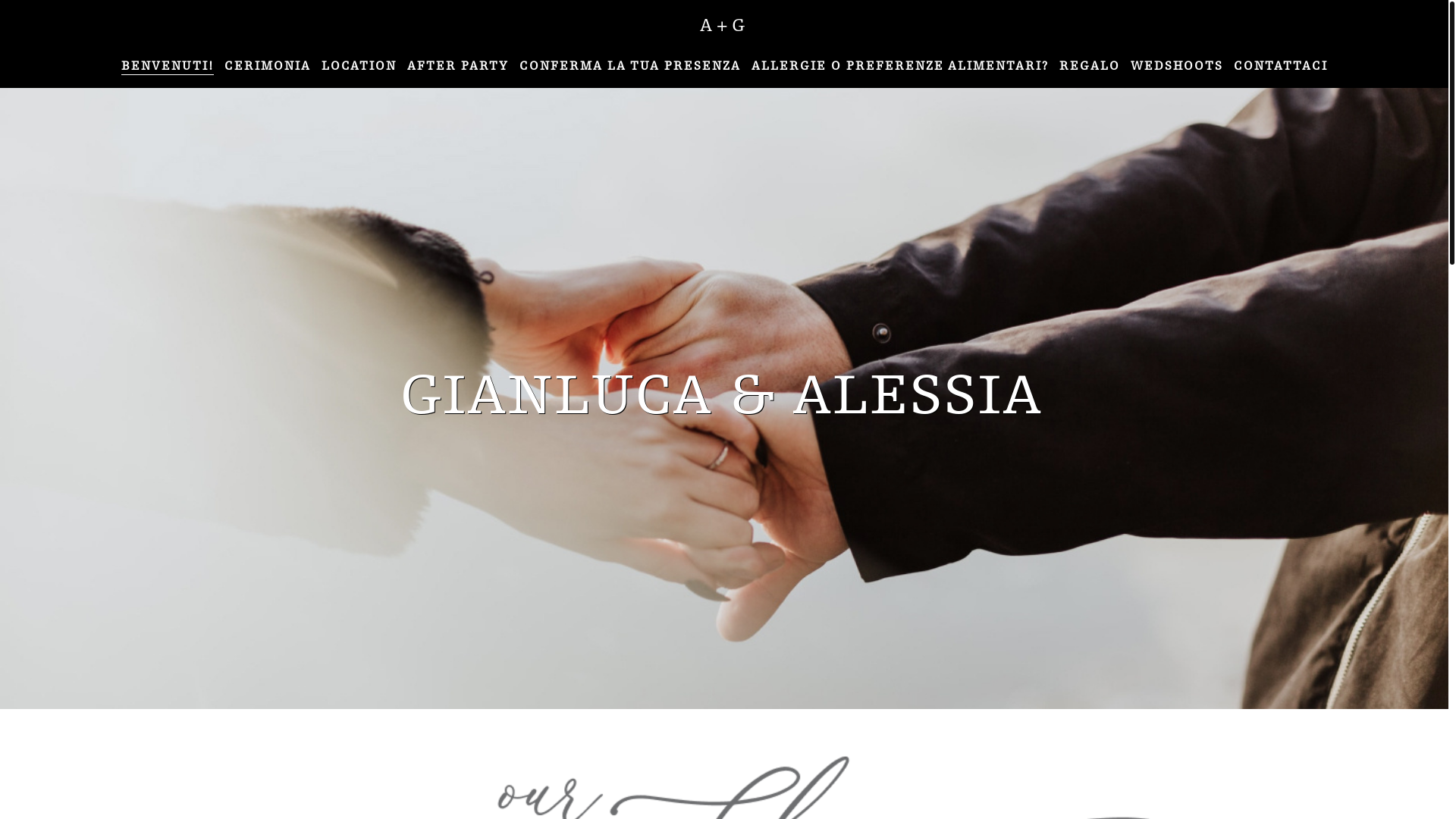website screenshot of https://gianlucaealessia.com/