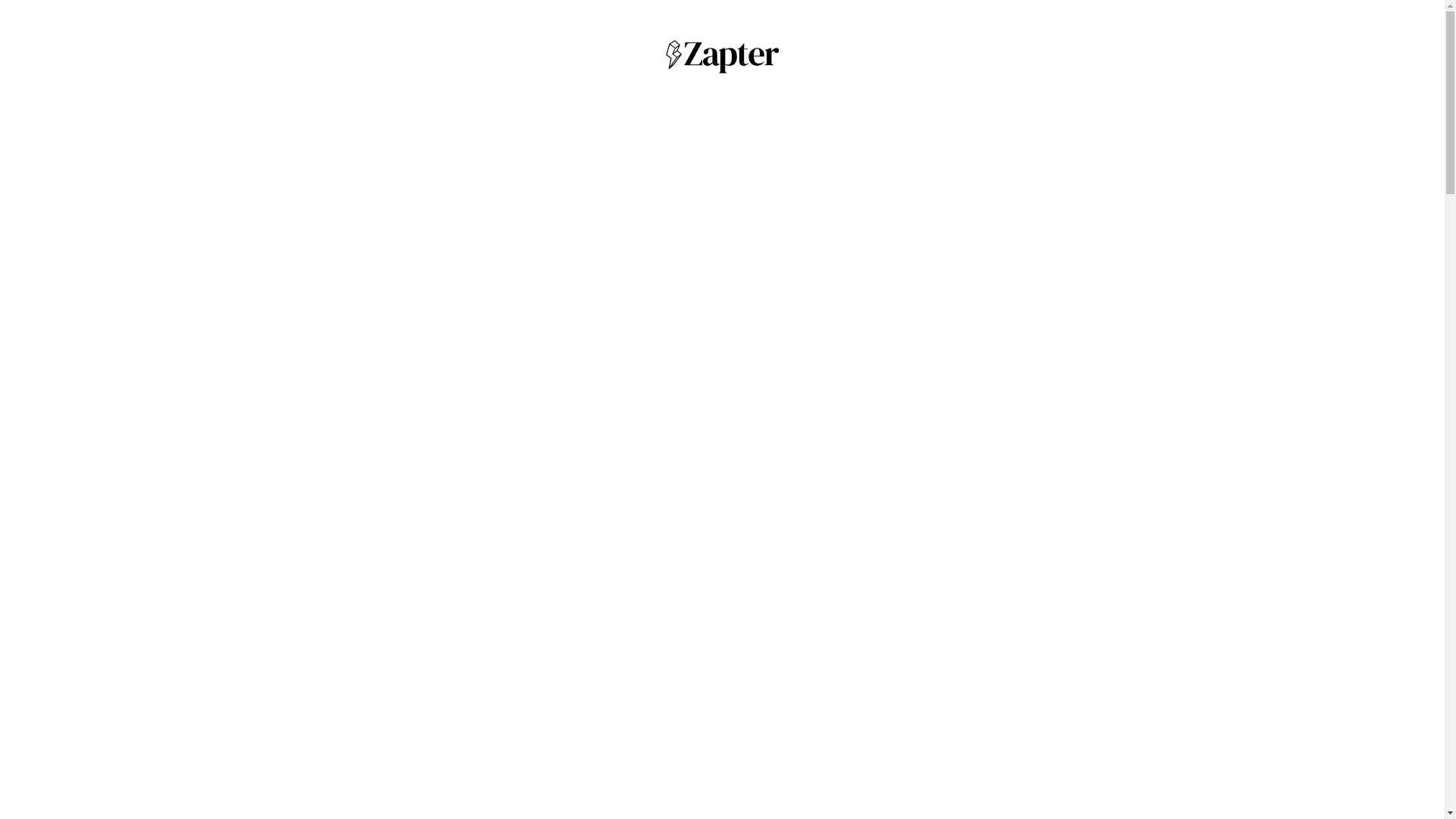 website screenshot of https://zapter-agency.co/