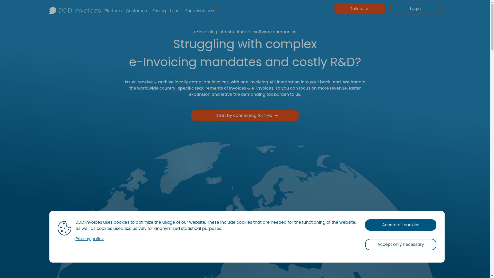 website screenshot of https://enterprise-dddinvoices.com/