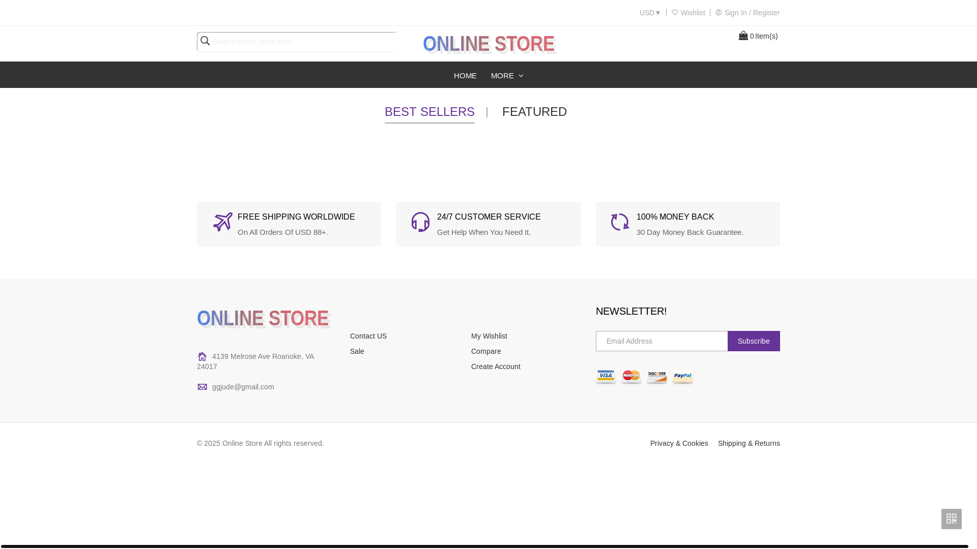 website screenshot of https://borywtx.shop/