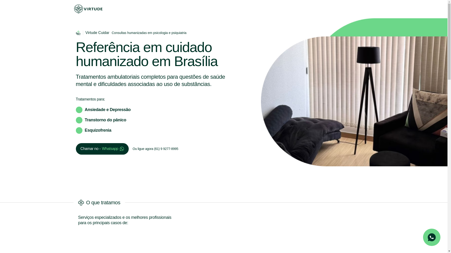 website screenshot of https://virtudepsiquiatriadf.com.br/