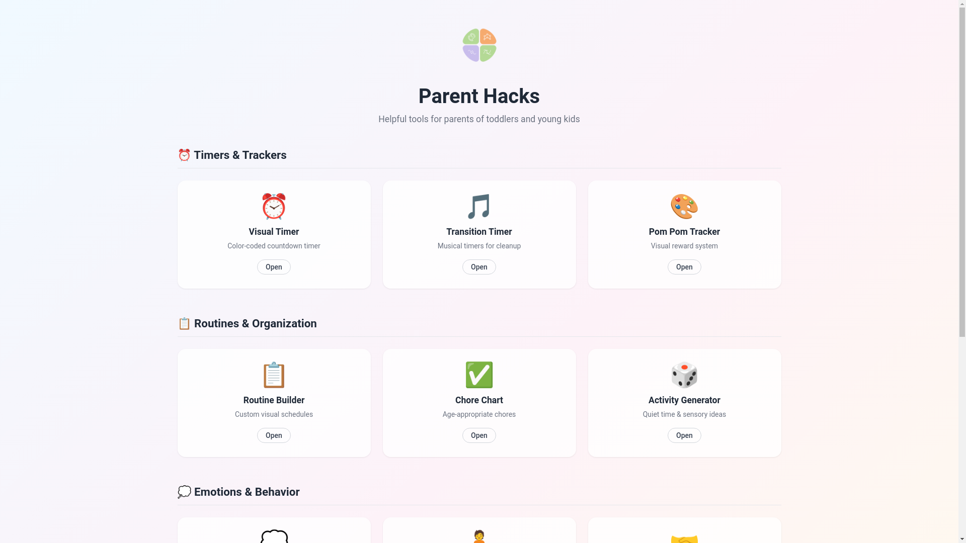 website screenshot of https://parentspree.com/