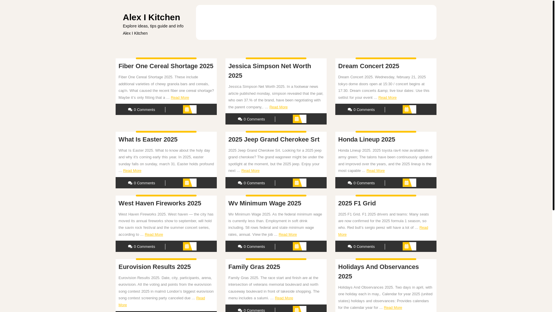 website screenshot of https://alexikitchen.pages.dev/