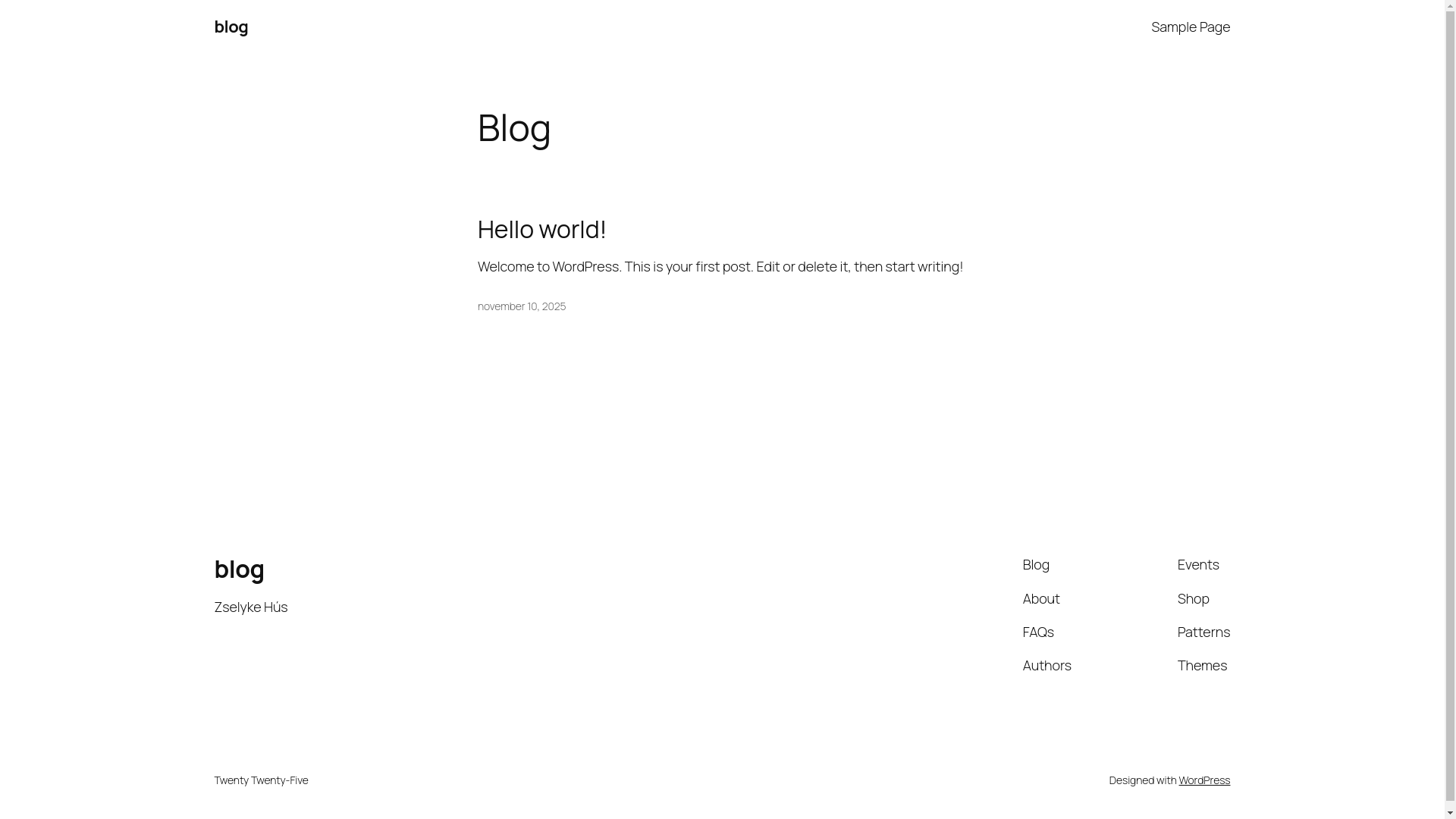 website screenshot of https://zselykehus.hu/