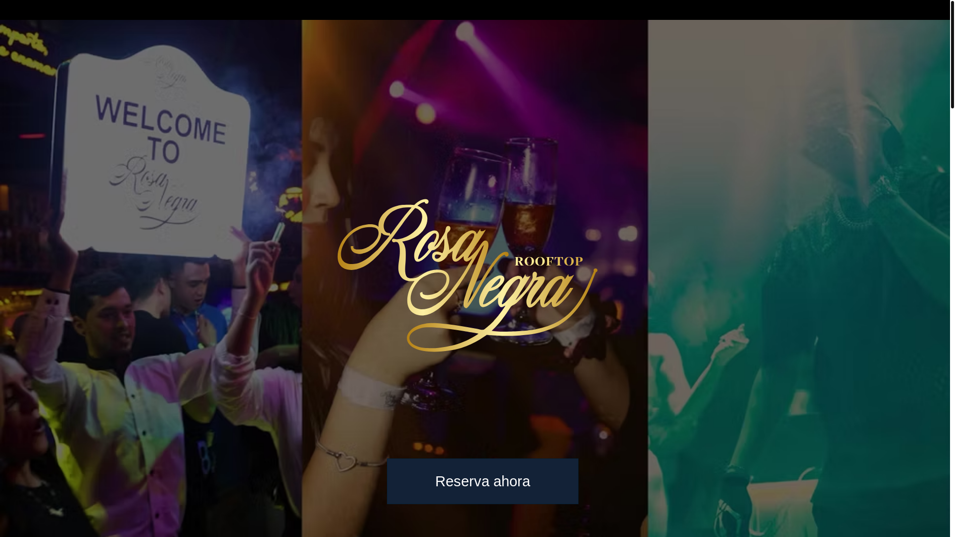 website screenshot of https://eventosrosanegra.com/
