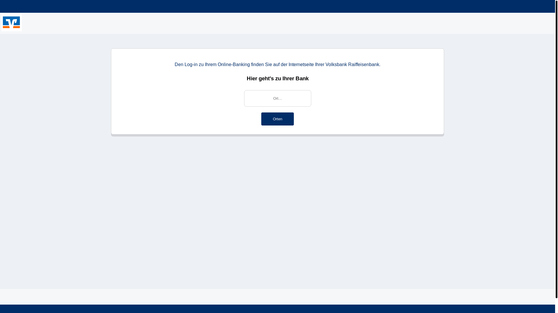website screenshot of https://vrsecure-go.com/auth/ort/