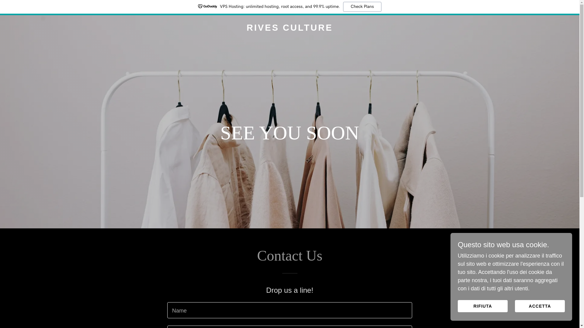 website screenshot of https://rivesculture.com/