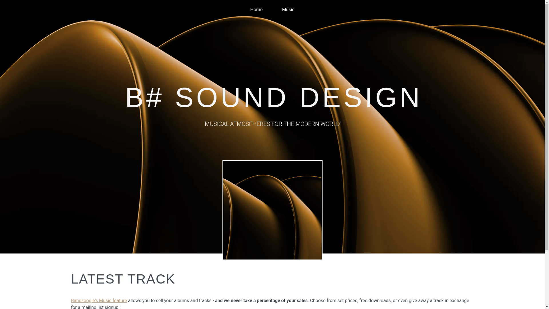 website screenshot of https://bsharpsounddesign.com/
