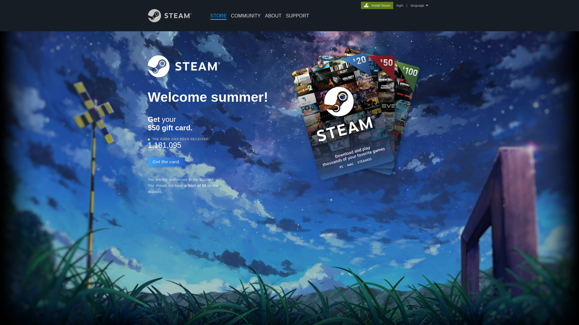 website screenshot of https://steamscomrmunity.cfd/105438987