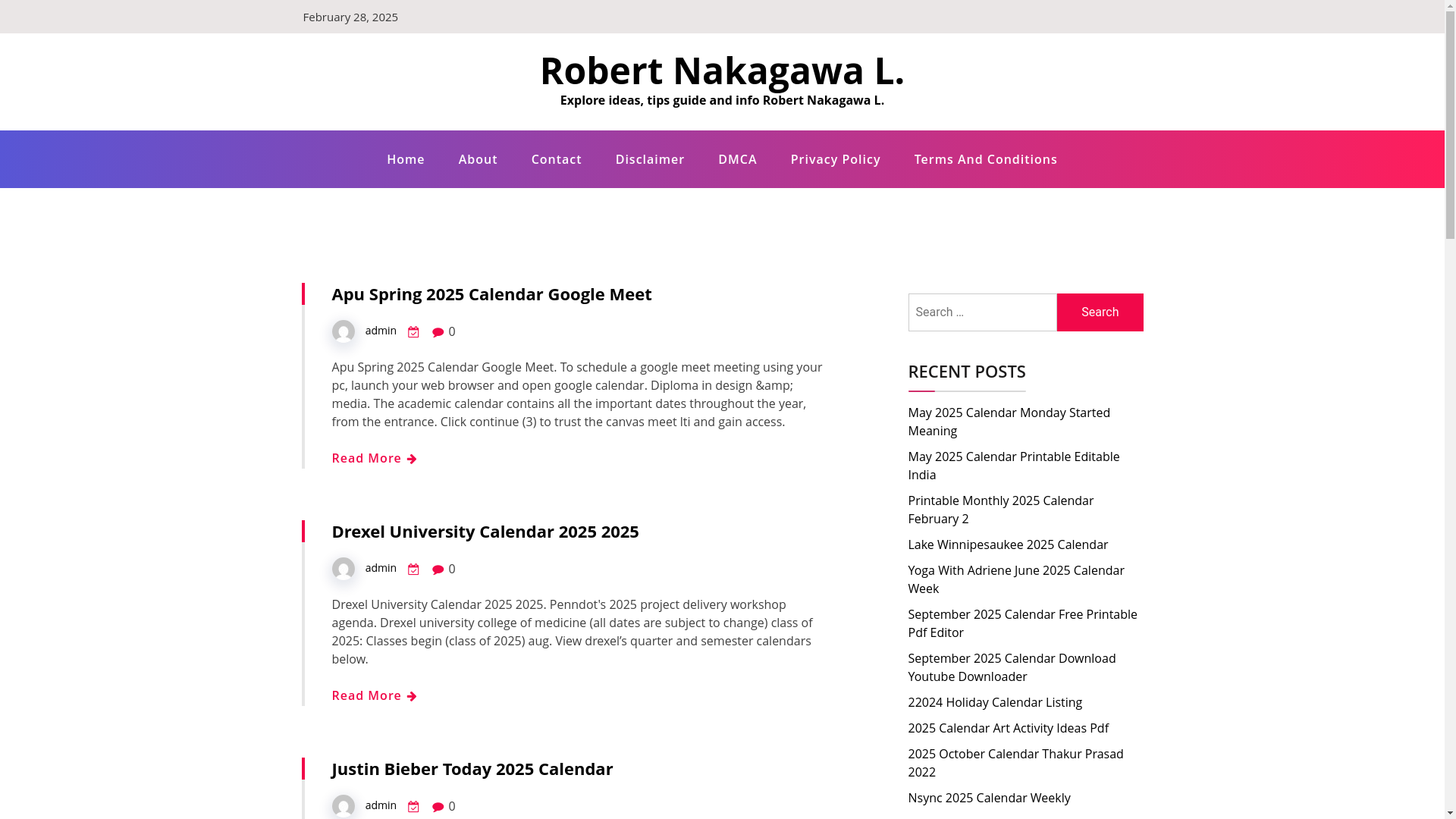 website screenshot of https://robertnakagawal.pages.dev/