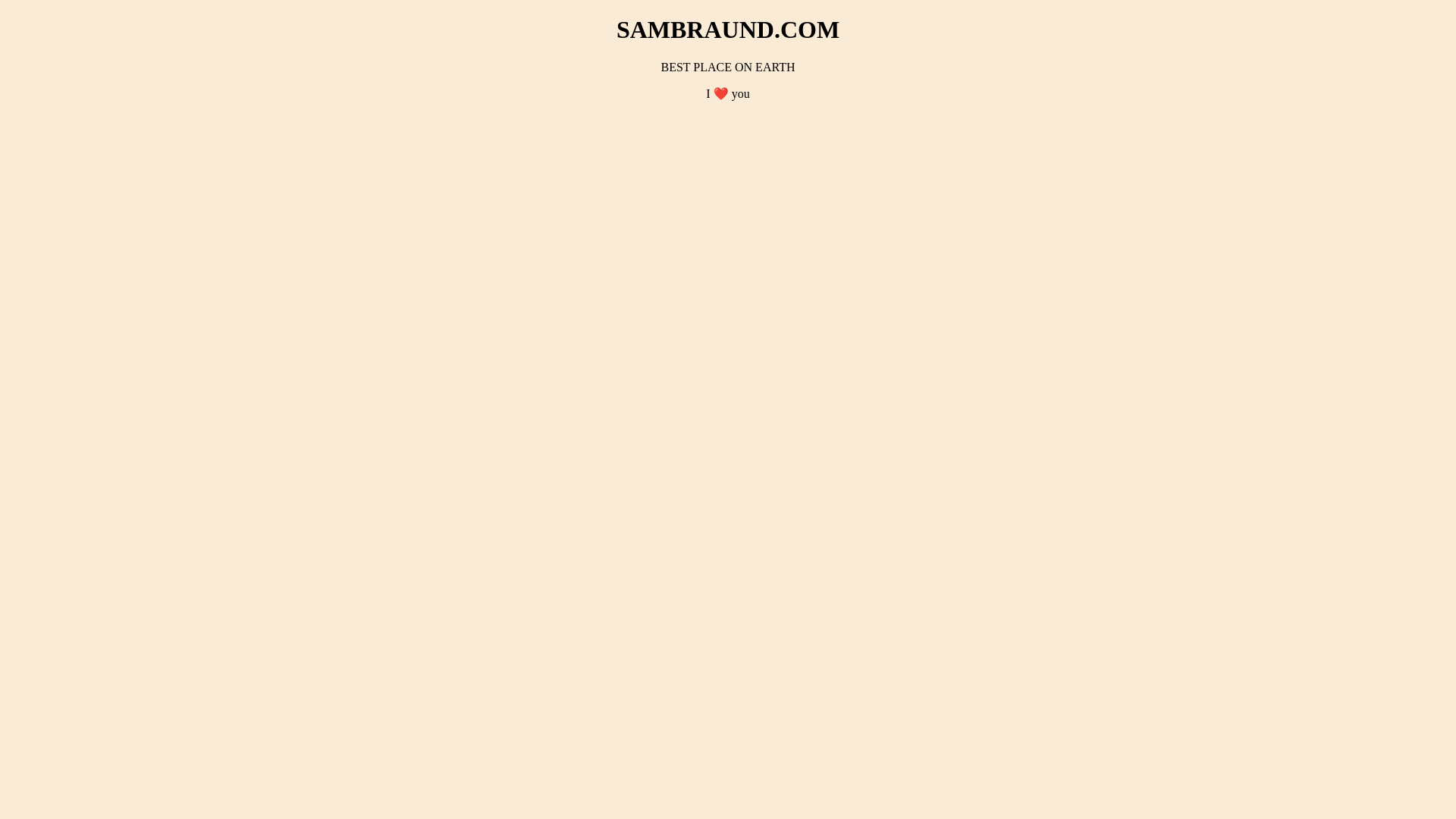 website screenshot of https://sambraund.pages.dev/
