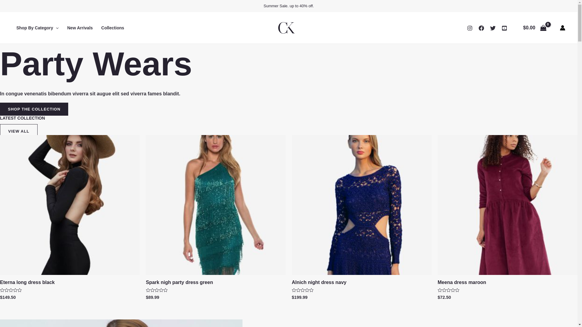 website screenshot of https://houseofreshaa.com/