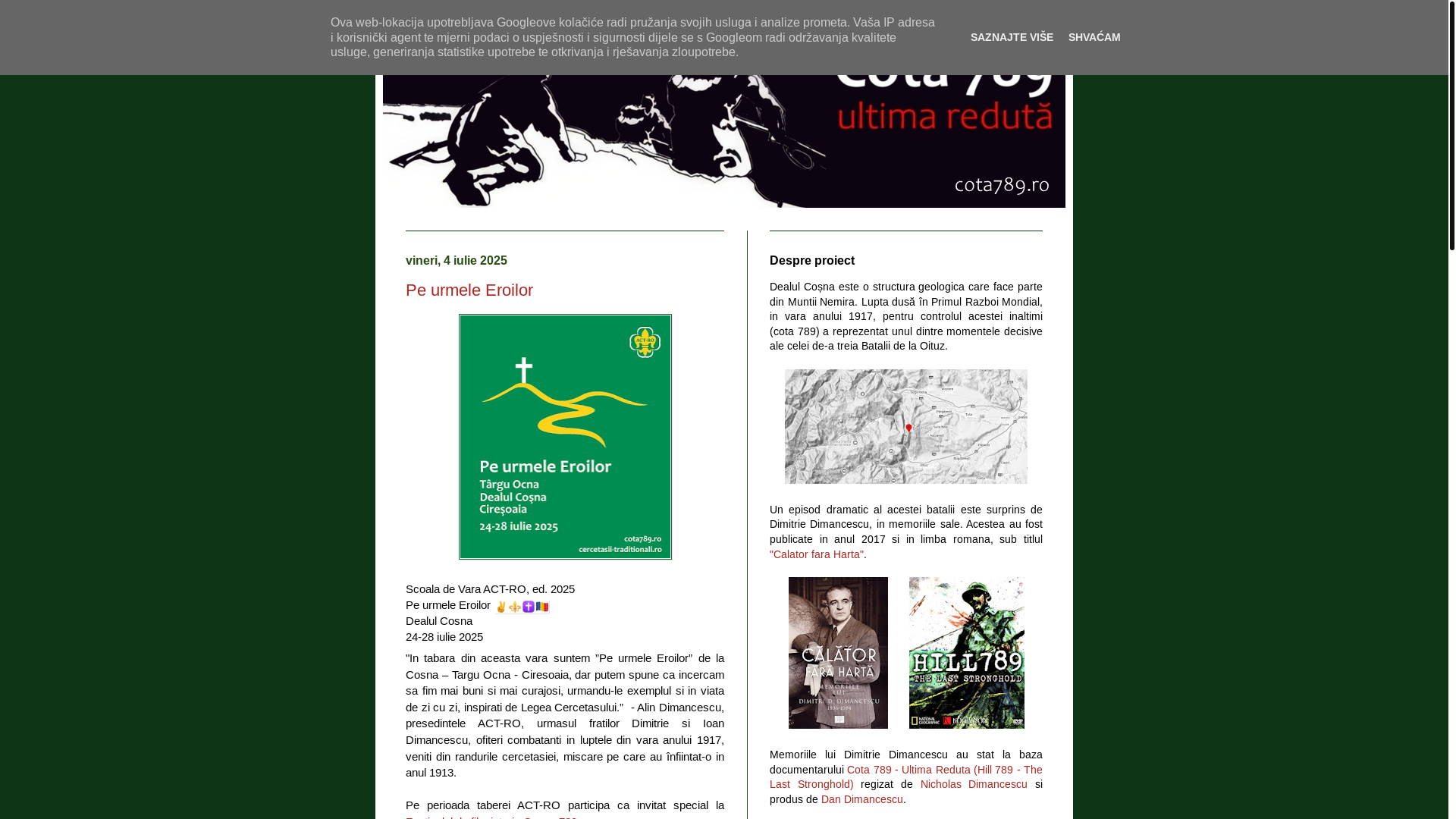 website screenshot of https://cota789.ro/