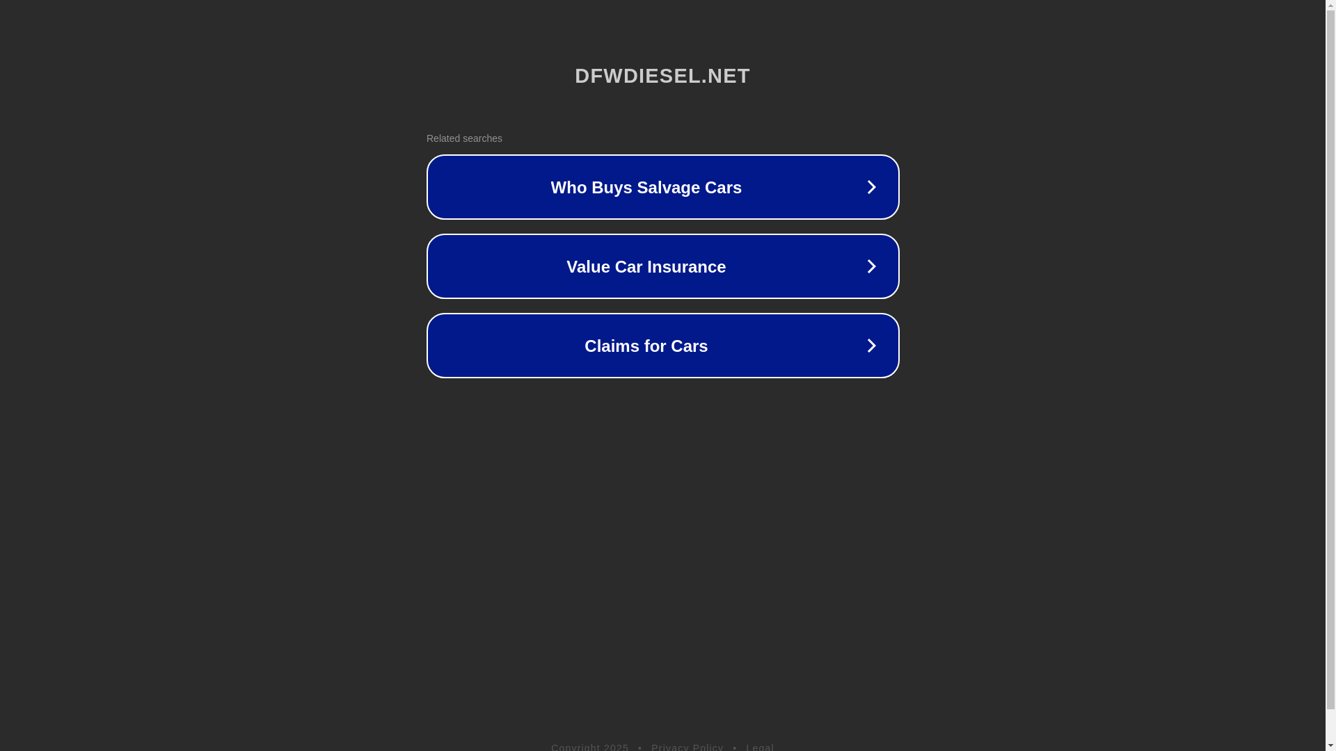 website screenshot of https://dfwdiesel.net/
