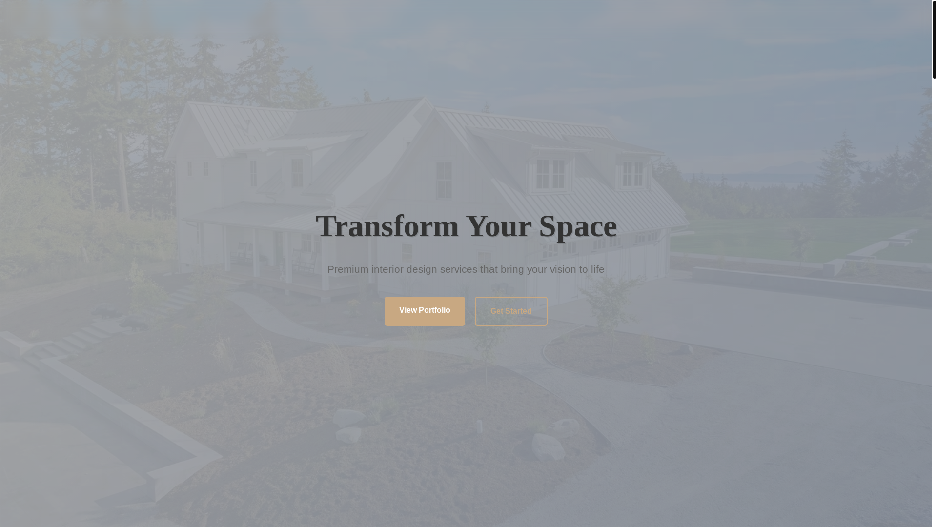 website screenshot of https://goldencagedesign.pages.dev/