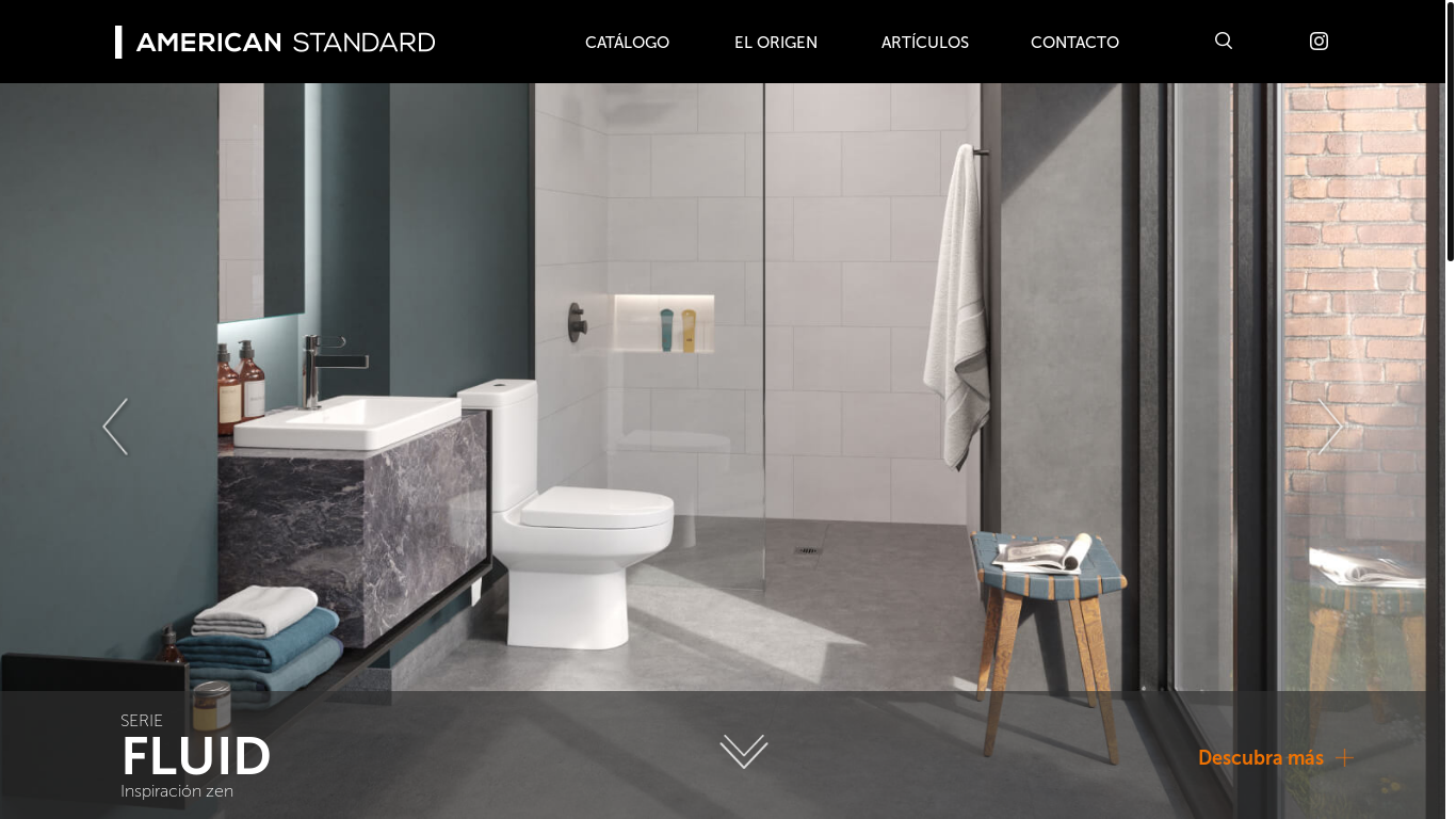 website screenshot of https://www.americanstandard.com.co/