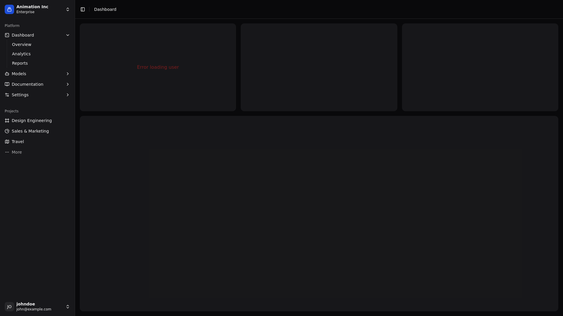 website screenshot of https://anidash-dev.pages.dev/