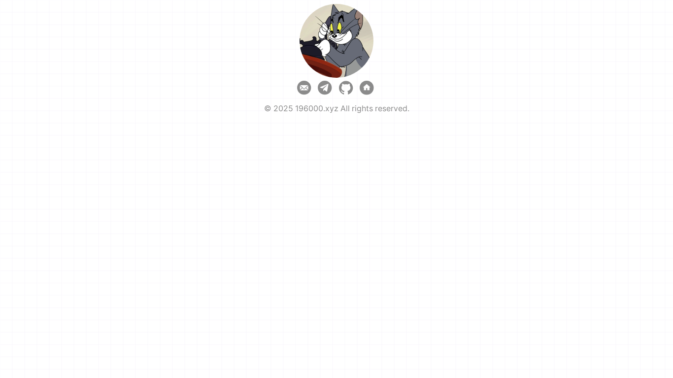 website screenshot of https://196000.xyz