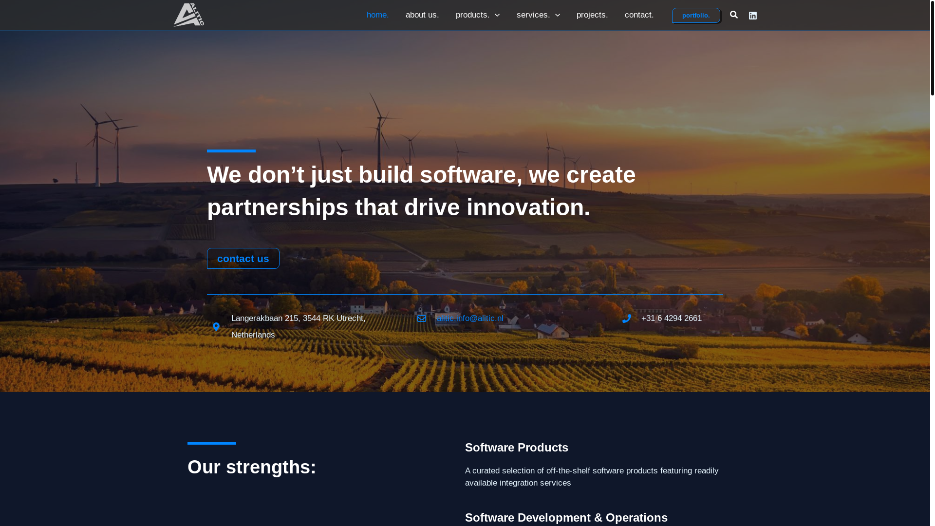 website screenshot of https://alitichub.com/