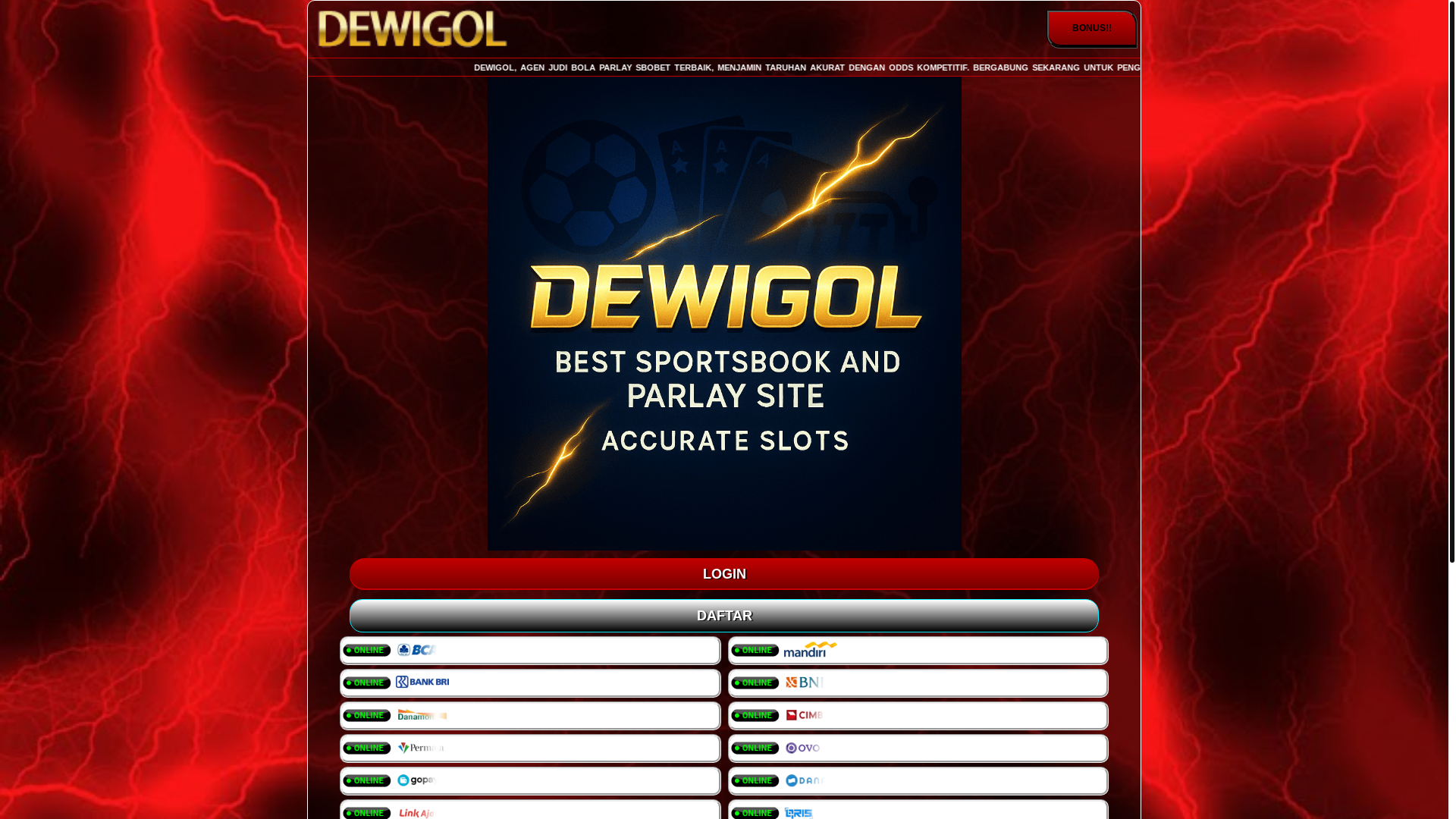 website screenshot of https://dewigol-agen.pages.dev/