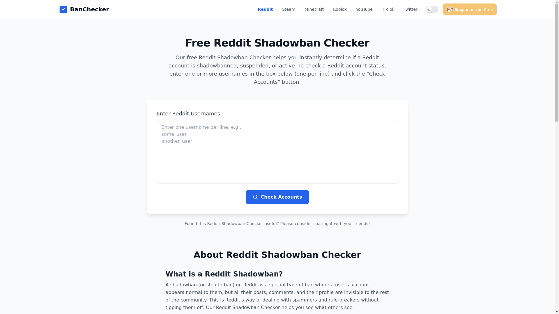 website screenshot of https://ban-checker-do5.pages.dev/