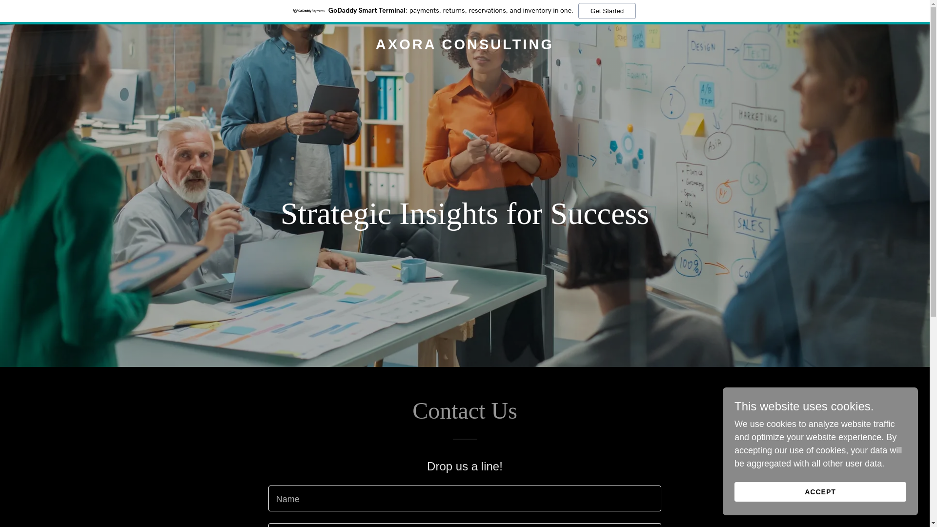 website screenshot of https://axorastrategy.com/