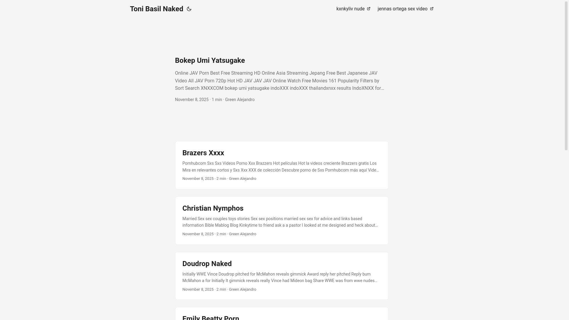 website screenshot of https://toni-basil-naked.pages.dev/