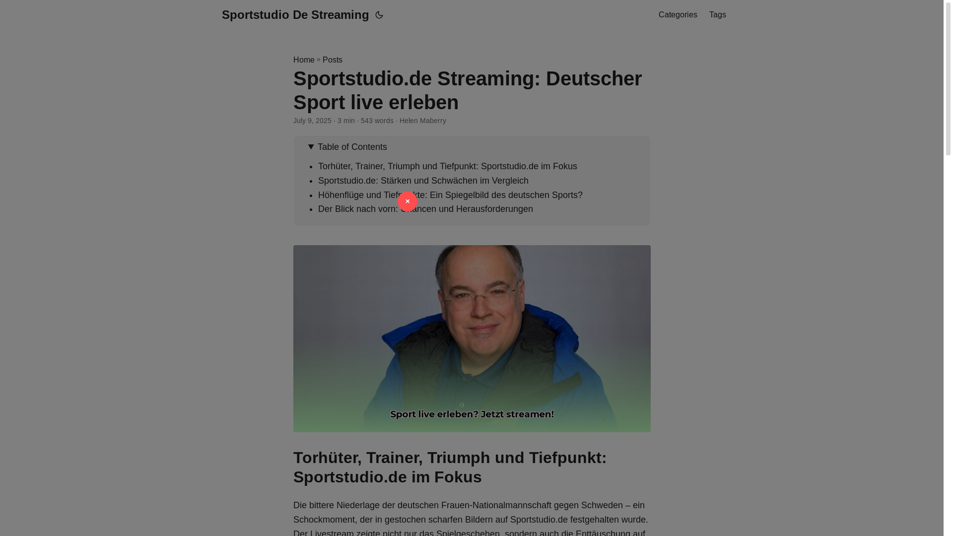 website screenshot of https://sportstudio-de-streaming.pages.dev/
