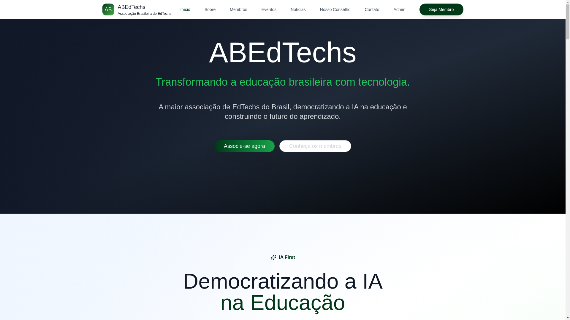 website screenshot of https://abedtech.org/